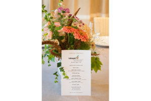 flowers & dinner menu